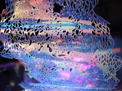 Julia Sinelnikova Mirror Mirage installation for LIGHT WINDOWS