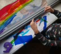 Making Rainbow Light Windows COVID-19