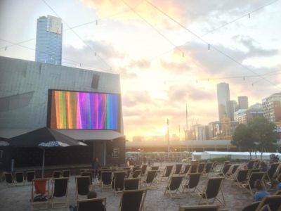 Peace Lights at Fed Sq Melbourne