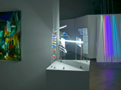 Installation View Space light at the Plaxall Gallery