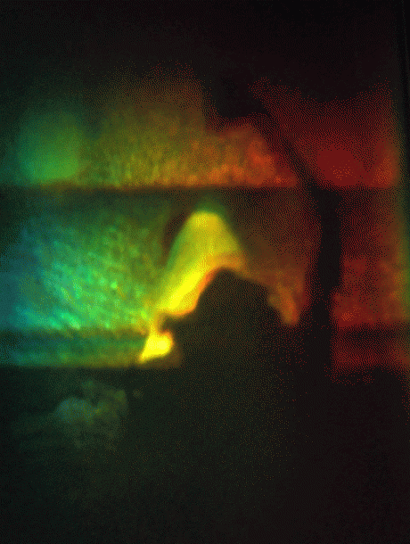 Hologram by Martina Mrongovius, Stepping out of Film, 2013