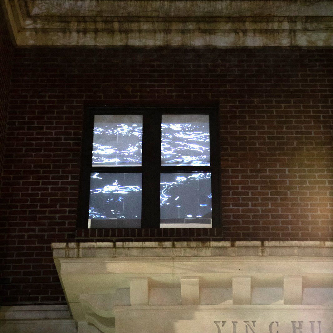 Wen-Han Chang Glare of Water projection for LIGHT WINDOWS