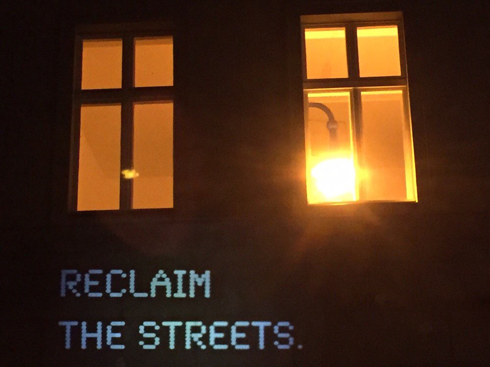 Rosa Wernecke Reclaim the Streets Light Windows Berlin