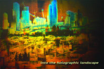 into the holographic landscape